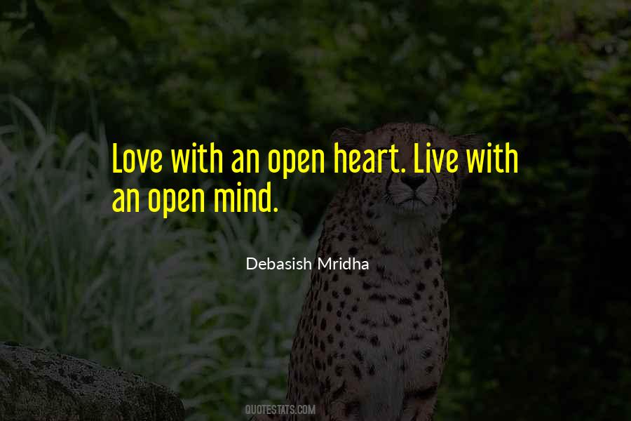 Open Heart Quotes Sayings #686683