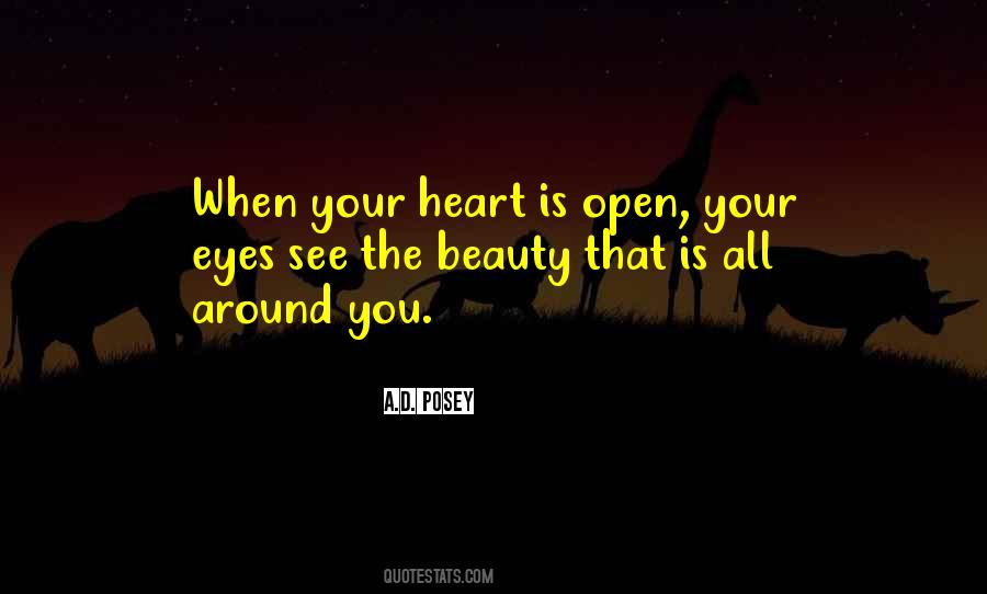 Open Heart Quotes Sayings #99687