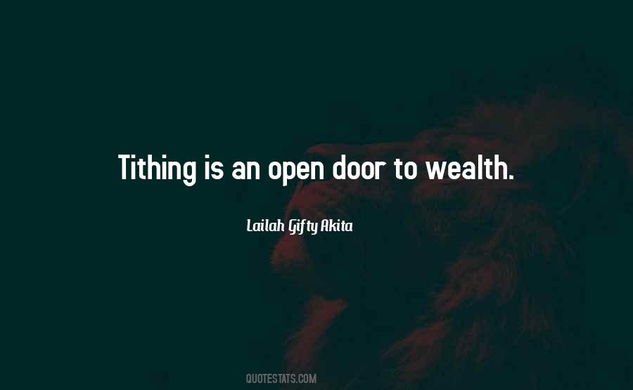 Open Door Sayings #1175659