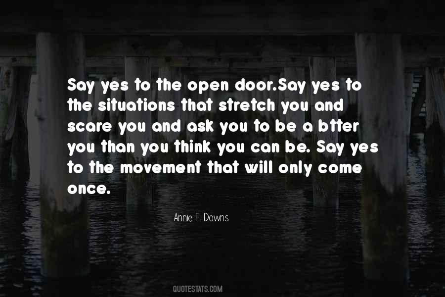 Open Door Sayings #336379