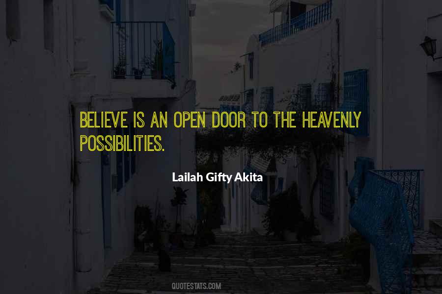 Open Door Sayings #979996