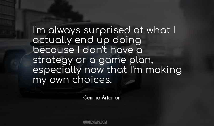 Quotes About Game Plan #284289