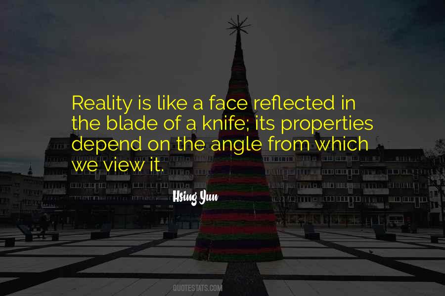 Face Reality Sayings #78342
