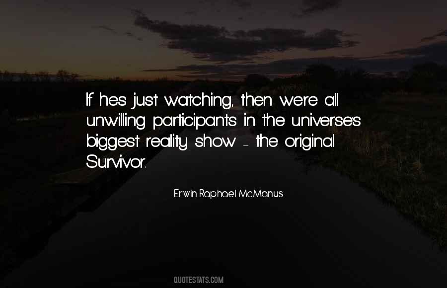 Reality Show Sayings #1075855