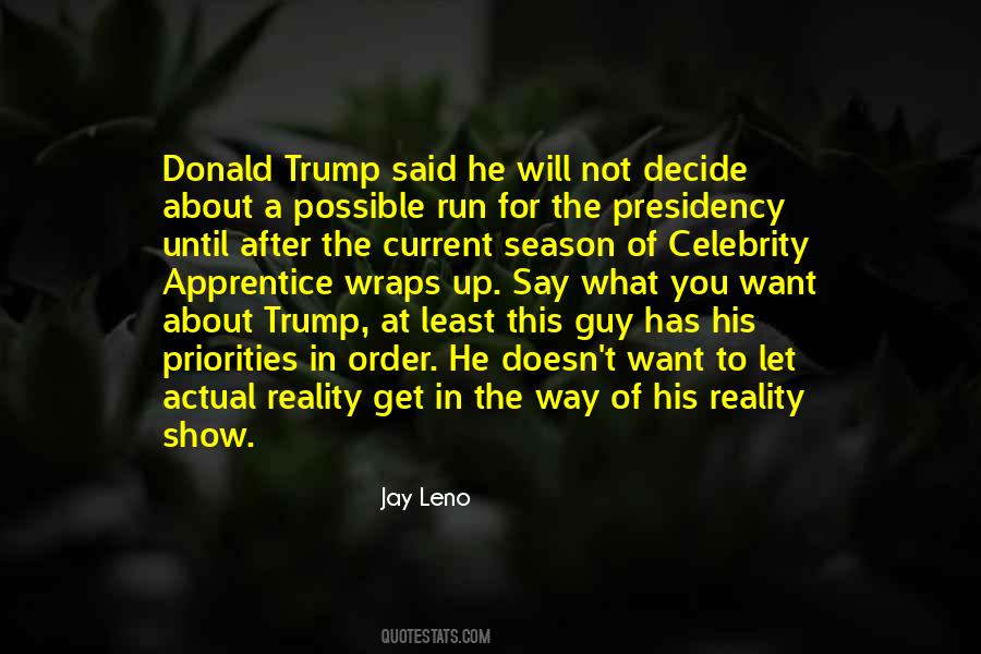 Reality Show Sayings #1481172