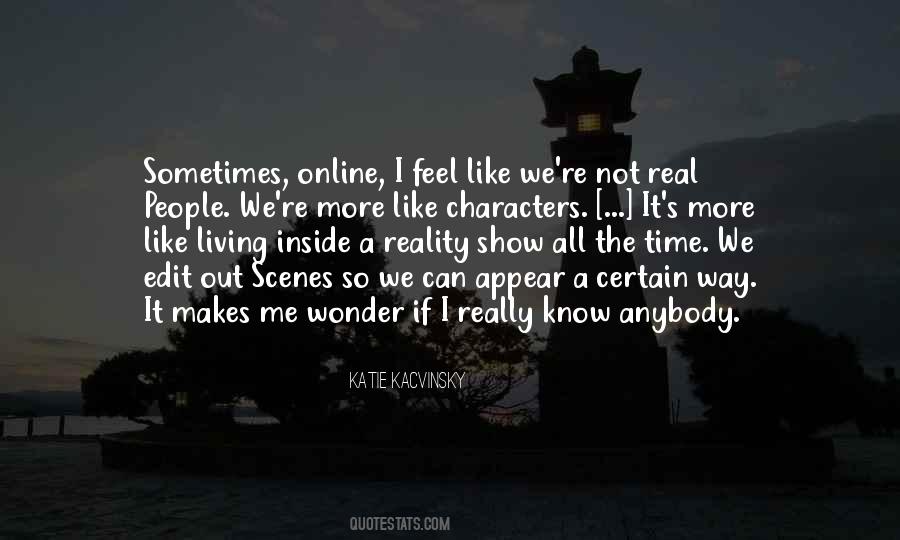 Reality Show Sayings #847875