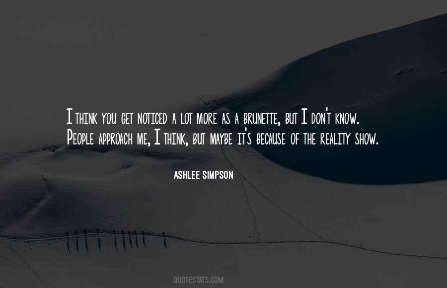 Reality Show Sayings #944393