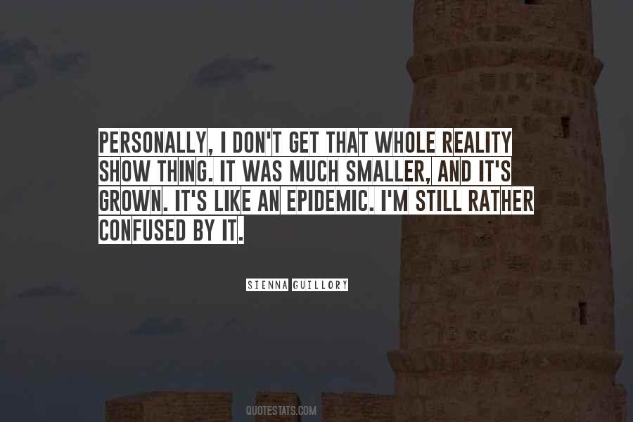 Reality Show Sayings #951183