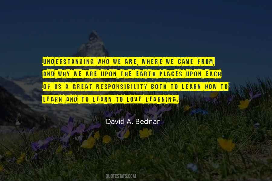 Love Responsibility Sayings #712560