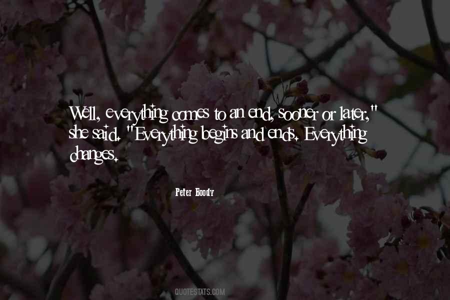 Quotes About Beginnings And Endings #478312