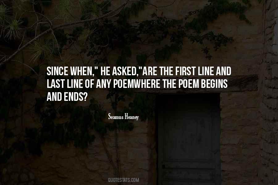 Quotes About Beginnings And Endings #73226