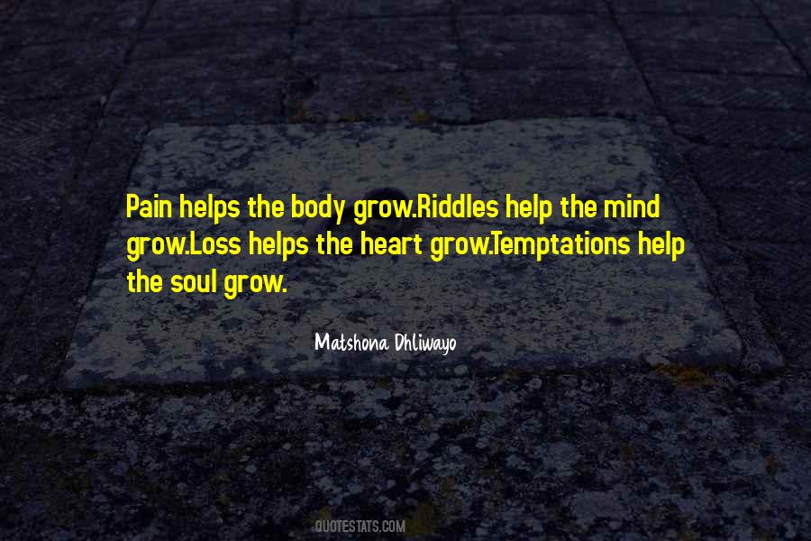 Mind Body Soul Sayings #498736