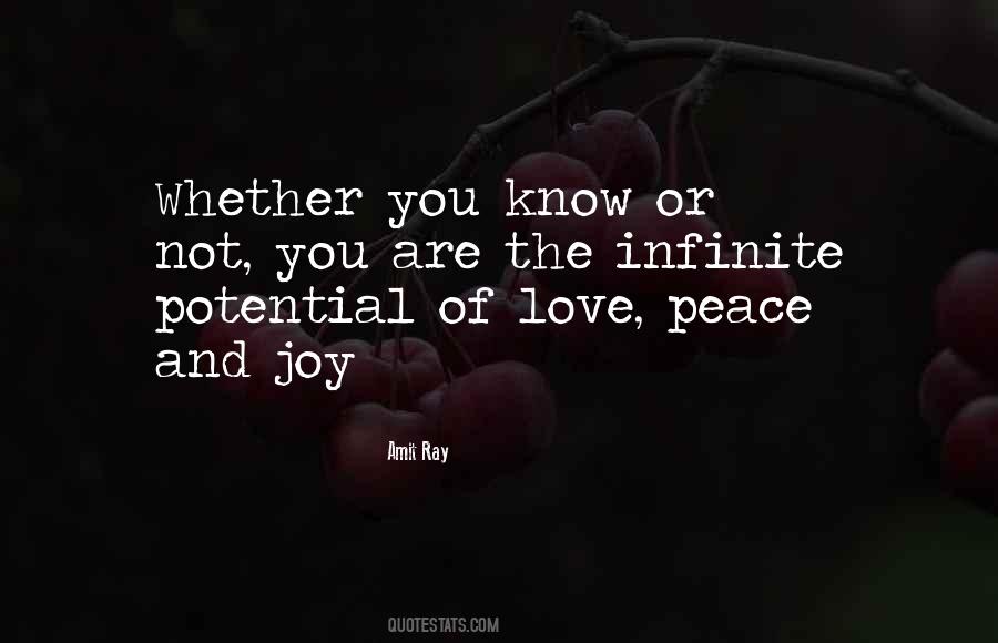 Peace Love Joy Sayings #367645