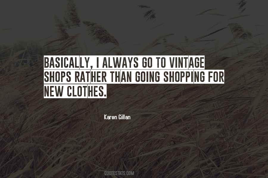 Vintage Shopping Sayings #1127095