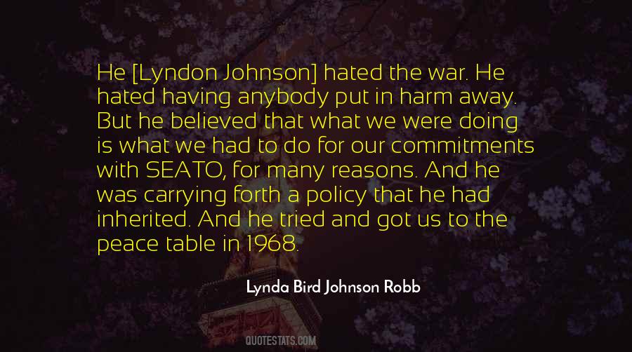 Lyndon Johnson Sayings #1874064