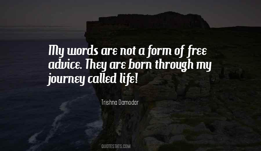 My Journey Sayings #1344722