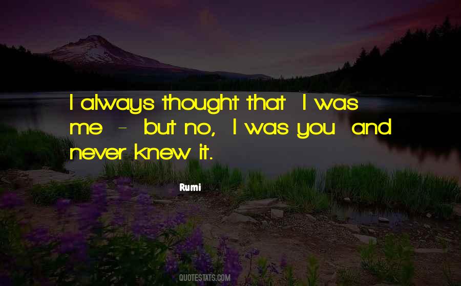 Quotes About I Thought I Knew You #433474