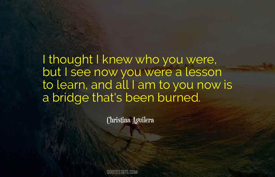 Quotes About I Thought I Knew You #526628