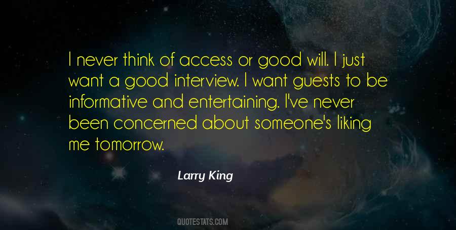 Larry King Sayings #1831686