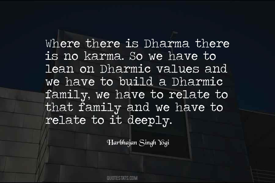 Quotes About Dharma And Karma #1569276
