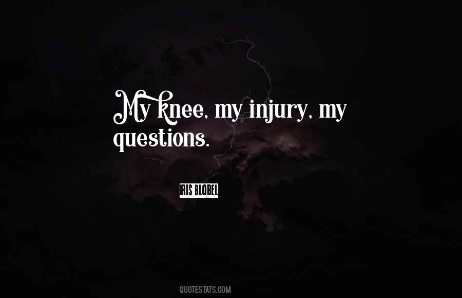 Quotes About Injury Sports #1679616