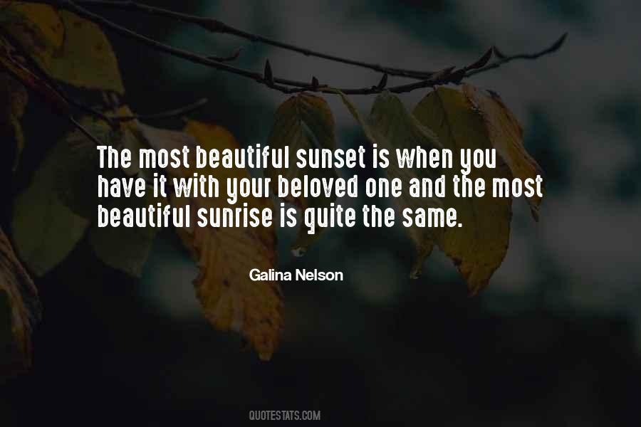 Beautiful Sunset Sayings #760381