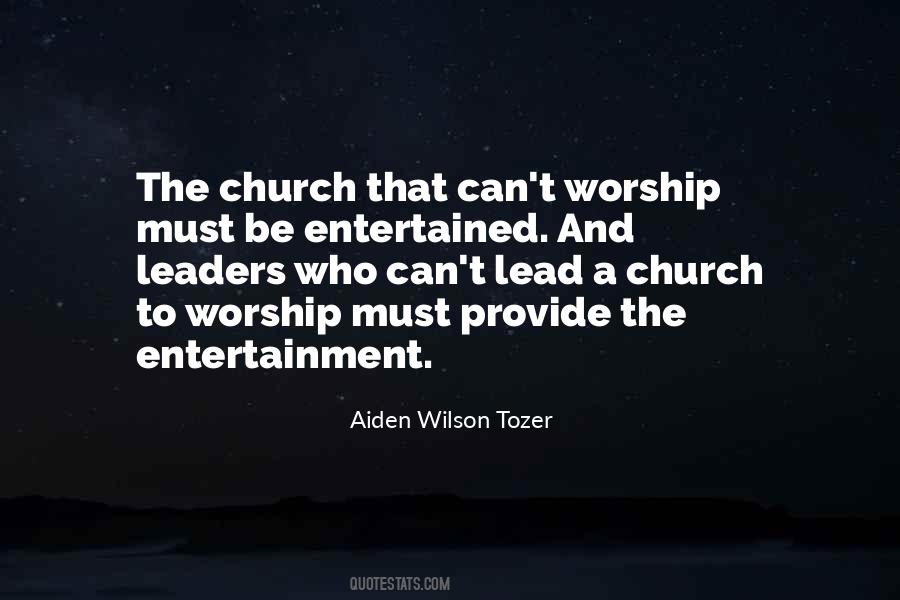 Worship Leader Sayings #375466