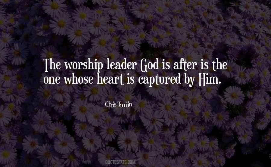 Worship Leader Sayings #564532