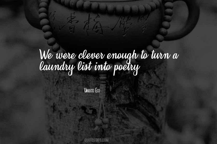 Laundry List Sayings #1177508