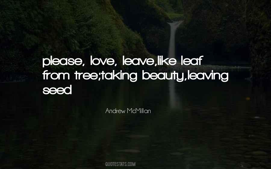 Tree Leaf Sayings #1430374