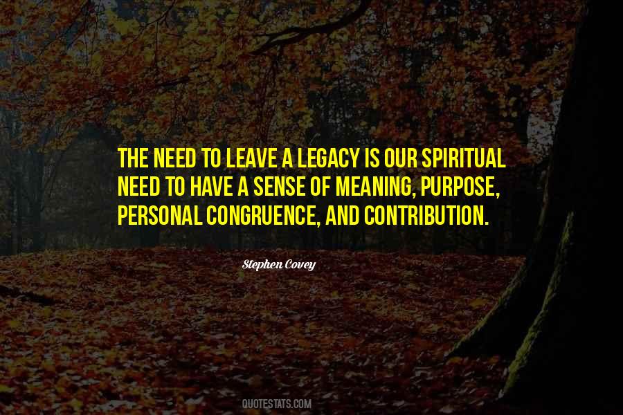 Leave A Legacy Sayings #66061