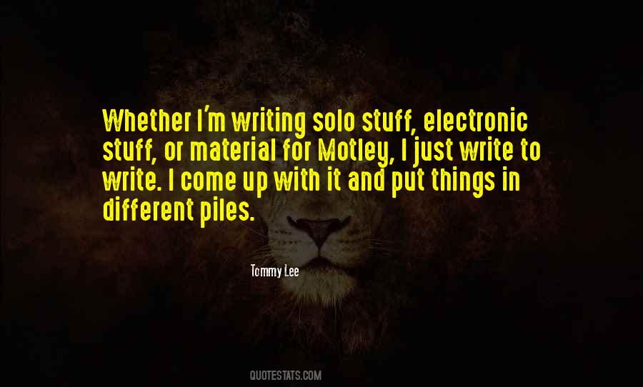 Tommy Lee Sayings #410840
