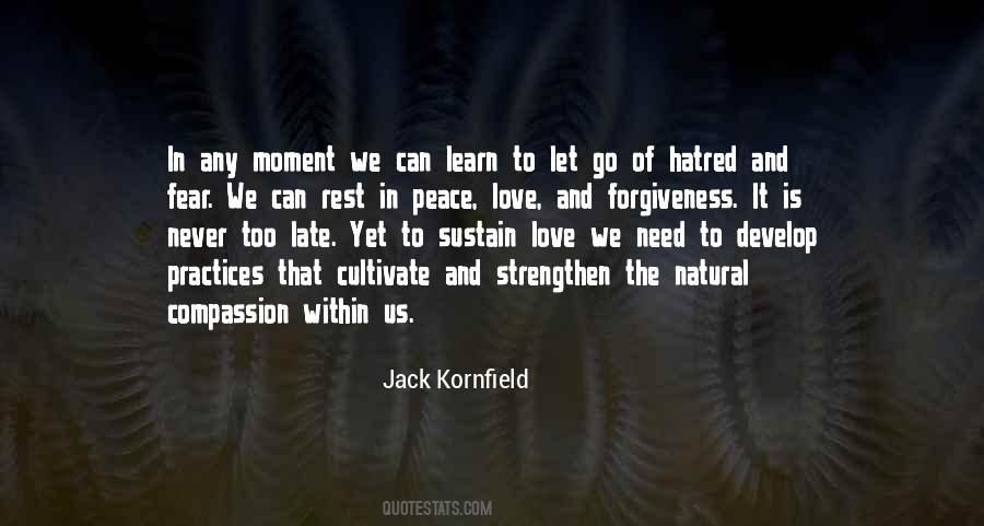 Learn To Let Go Sayings #1161267