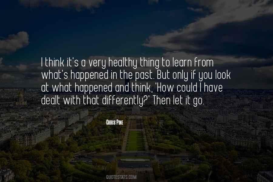 Learn To Let Go Sayings #149679