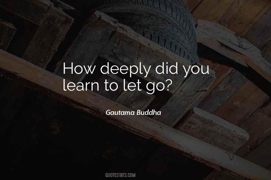 Learn To Let Go Sayings #352041