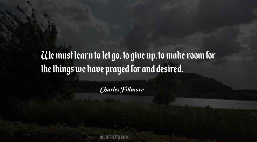 Learn To Let Go Sayings #564739