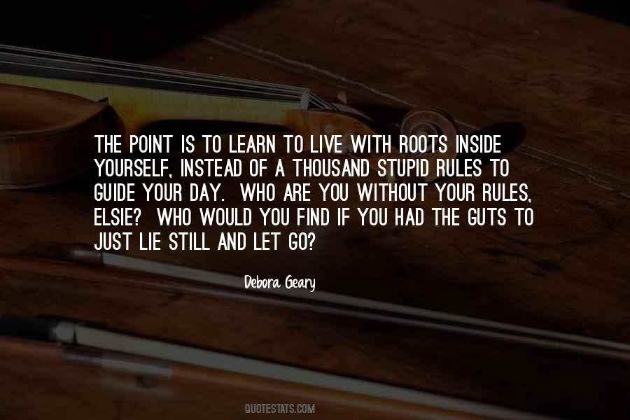 Learn To Let Go Sayings #568811