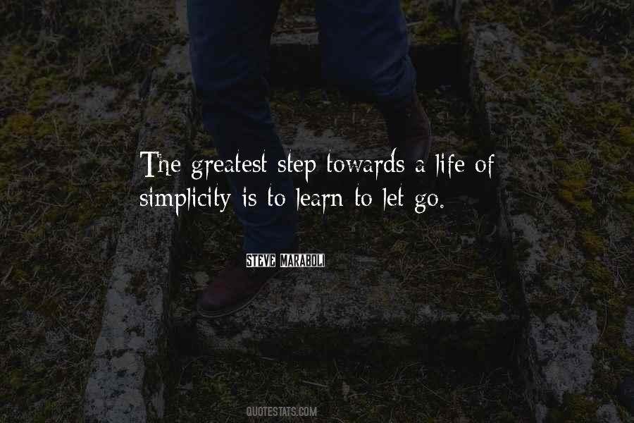 Learn To Let Go Sayings #839163