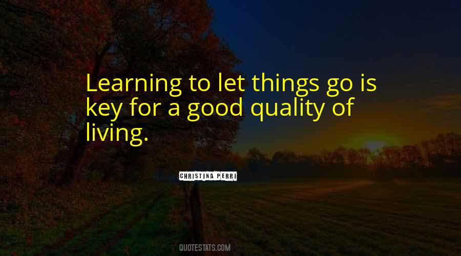 Let Things Go Sayings #1392469