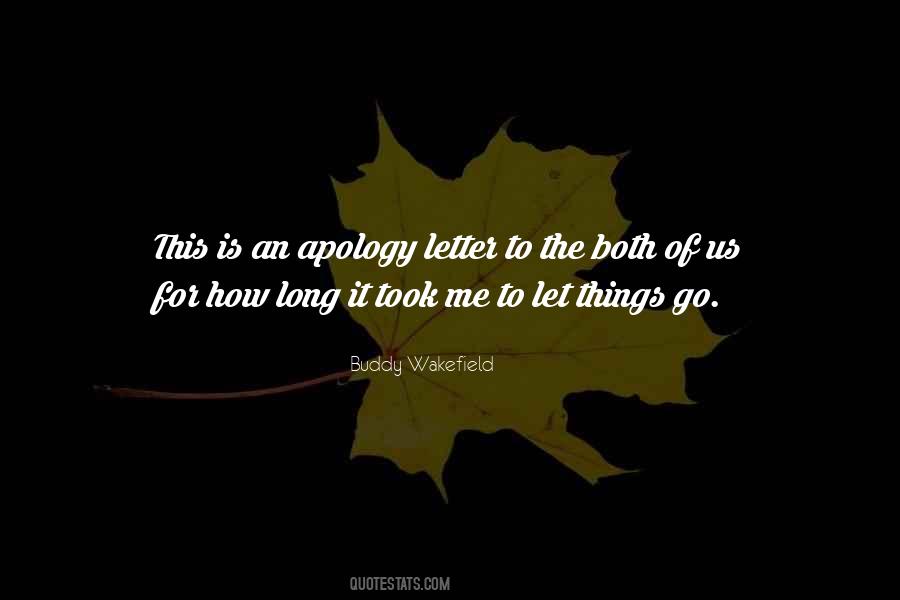 Let Things Go Sayings #585738