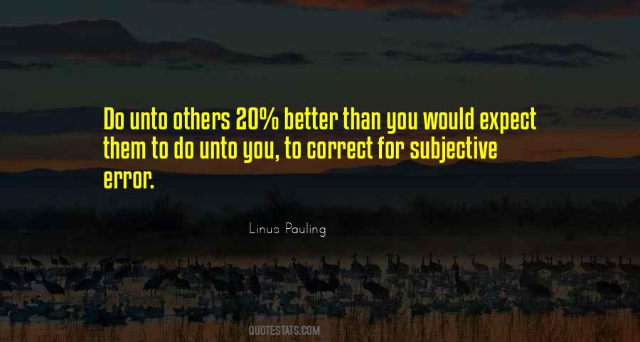Linus Pauling Sayings #1097732