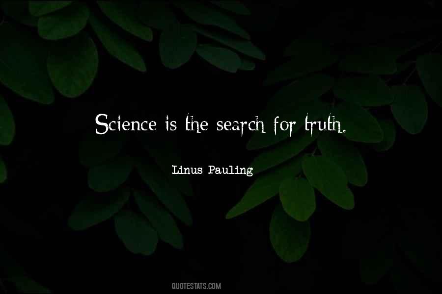 Linus Pauling Sayings #1346109