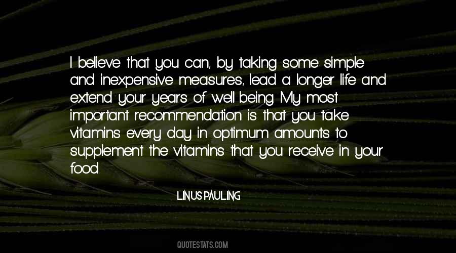 Linus Pauling Sayings #1397889