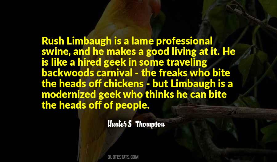 Rush Limbaugh Sayings #1521856