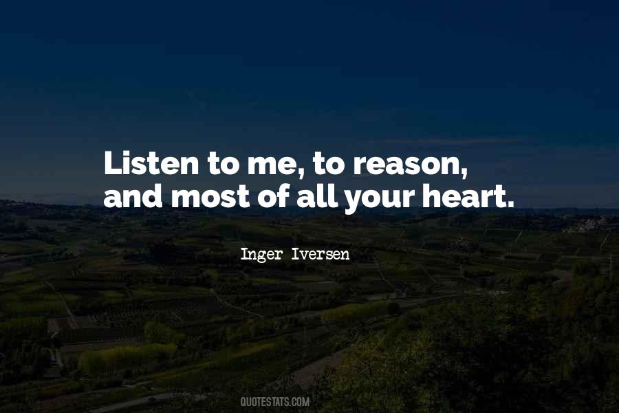 Listen To Me Sayings #1551006