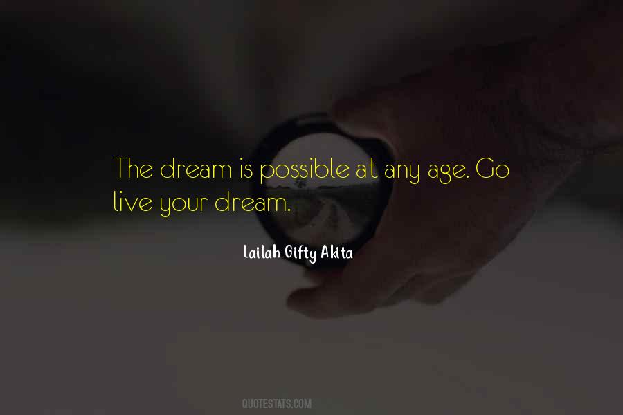 Live The Dream Sayings #101757