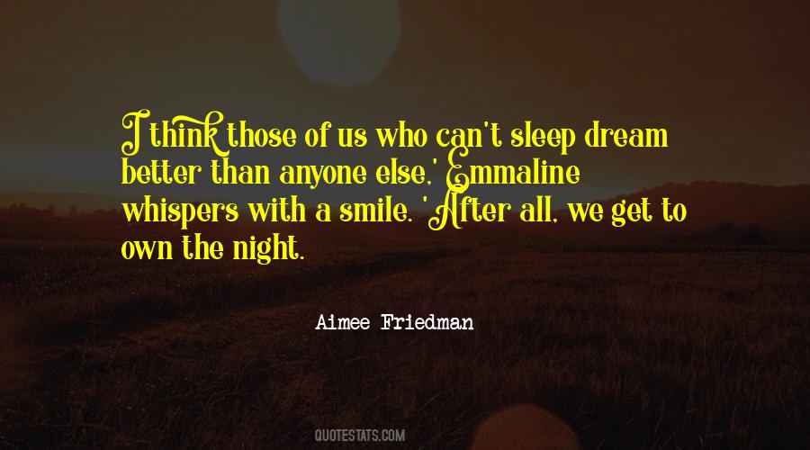 Quotes About Going To Sleep With A Smile #790969