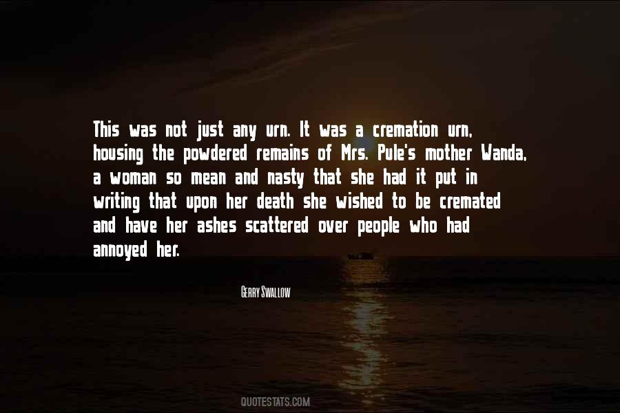 Quotes About Death Of A Woman #305906