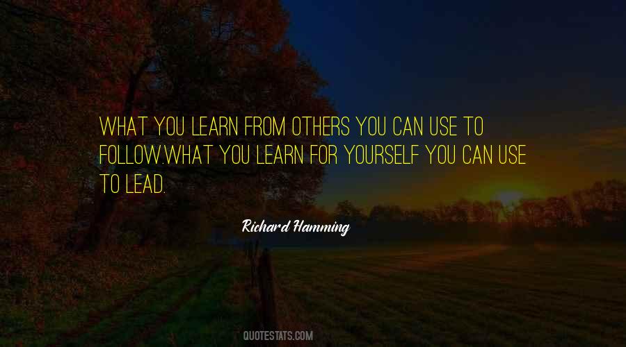 Quotes About Learn From Others #1584872