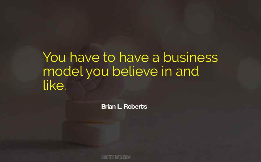 Business Model Sayings #202337
